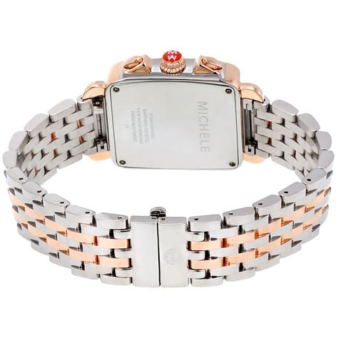 rose gold michele watch replica|Michele MWW06P000232 Stainless Steel and Rose Gold.